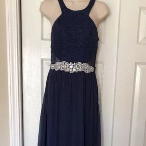 Jodi Kristopher Blue Prom/Formal Dress Size 5 EUC